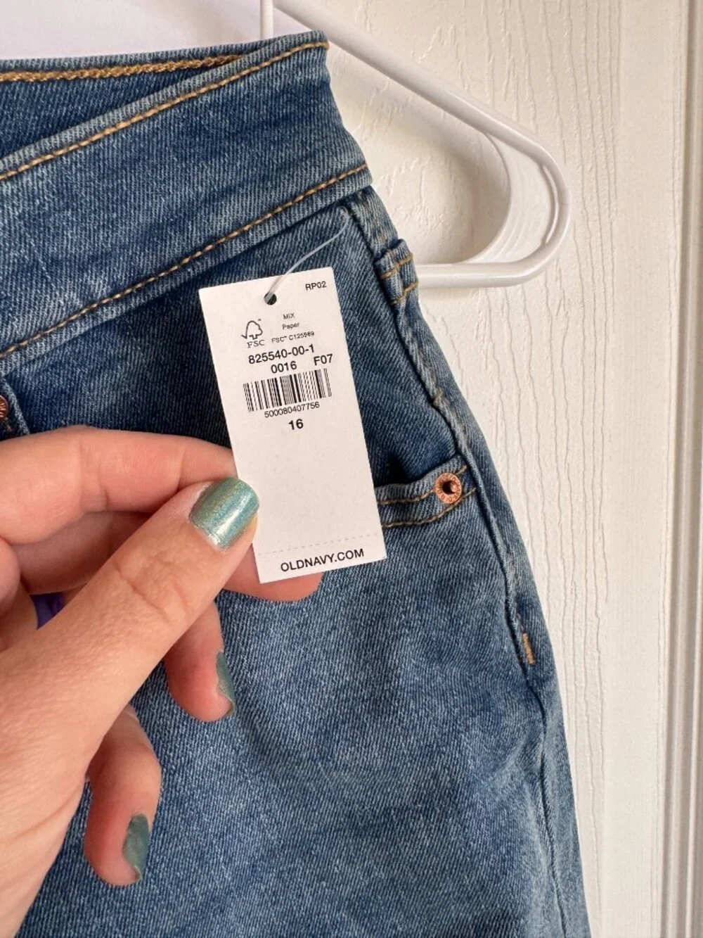 NWT Girl's Jeans Straight High Rise Size 16